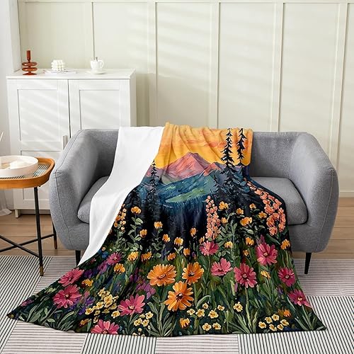 Miniatura 18 de Erosebridal Japanese Great Waves Flannel Blanket Queen Inch Asian Sea Wave Fleece Blanket Nautical Black Gold Clouds Fuzzy Plush Throw Vintage Retro