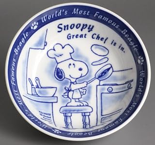 Cooking Snoopy Bowl Set of 2