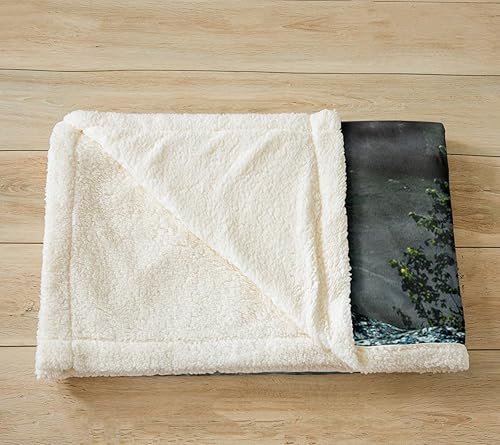 Miniatura 3 de Manfei Manta de forro polar con temática de animales en 3D, manta de cama con estampado de rayo blanco para niños, adolescentes, decoración de