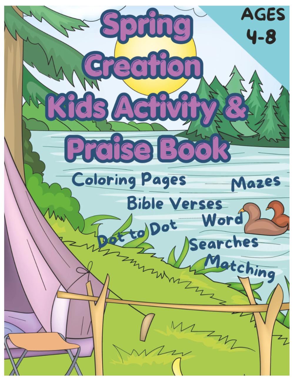 Spring Creation Kids Activity & Praise Book