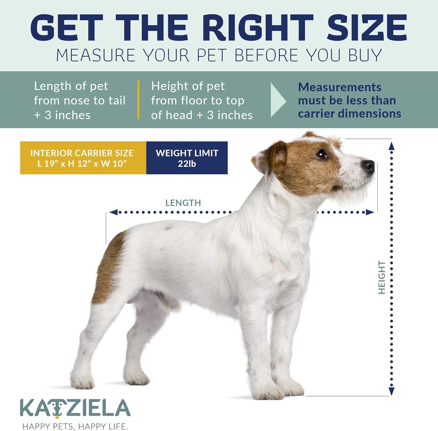 Katziela Pet Carrier with Removable Wheels - Soft Sided, Airline Approved Small Dog and Cat Carrying Bag with Telescopic Walking Handle, Mesh Ventilation Windows and Safety Leash Hook (Black) (Black) : Everything Else