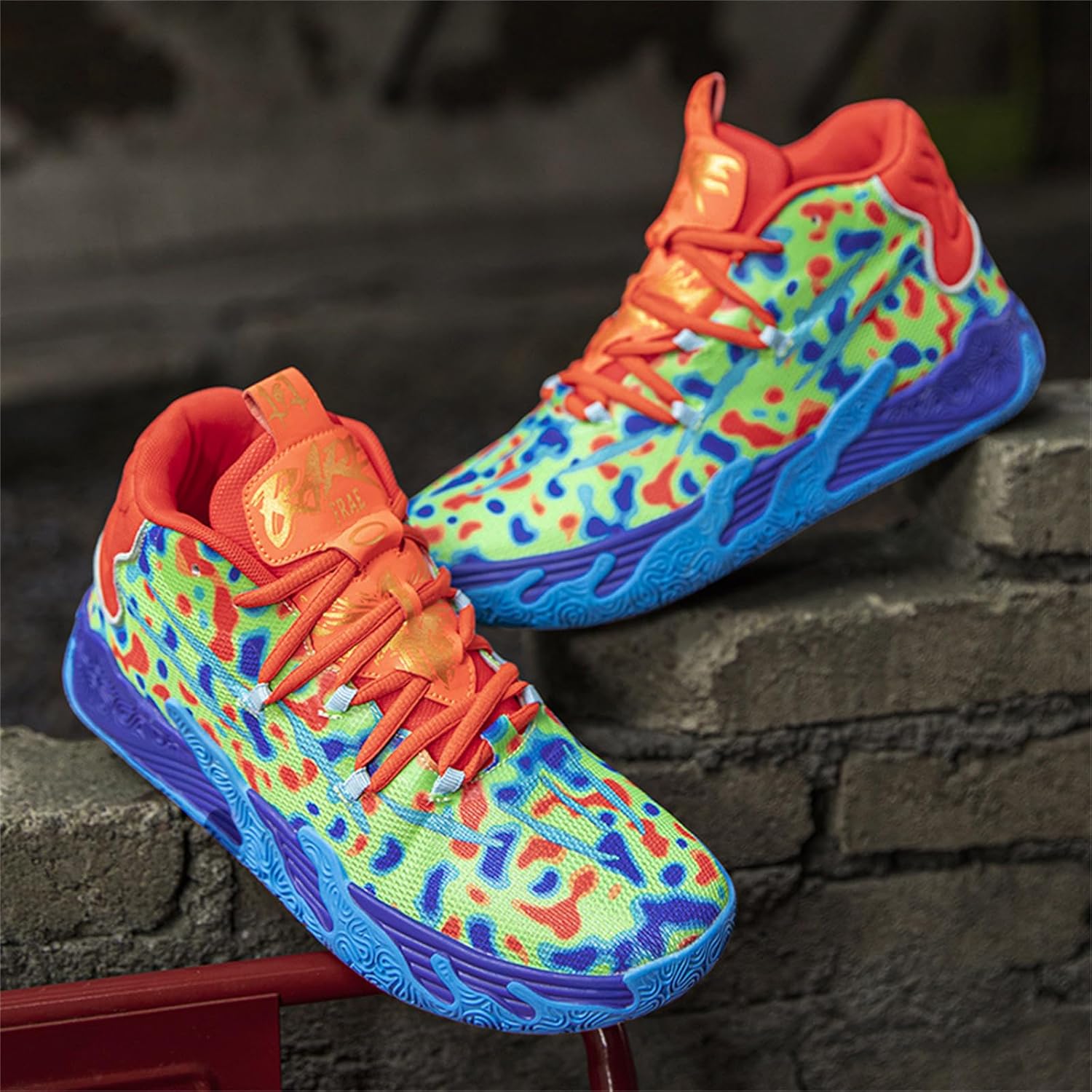 Men's Fashion High Top Lace Up Basketball Shoes Lightweight Non Slip Casual Outdoor Sneakers for Tennis Walking Volleyball - Image 5