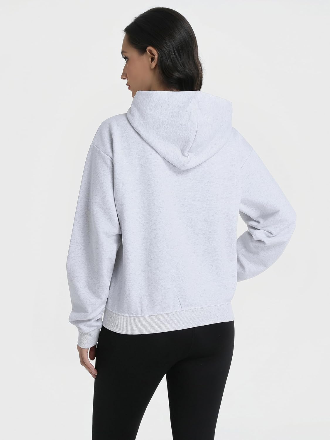 Abonlen Zip Up Hoodies for Women Fleece Jacket with Pockets Casual Sweatshirts Comfy Fall Coats
