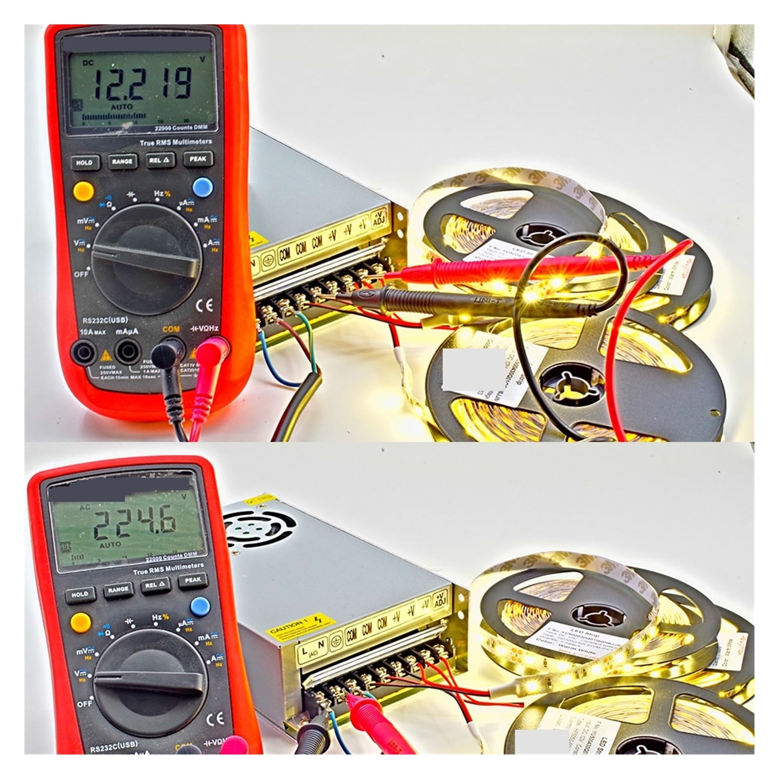 Fuente de alimentación conmutada, Transformador de luz AC a DC 5V 12V 24V, Adaptador de Fuente convertidor for Tira Led(20A 240W)