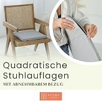 DYNMC you 4 darabos szürke ülőpárna szett 40x40 cm memóriahabos kerti székhez 2