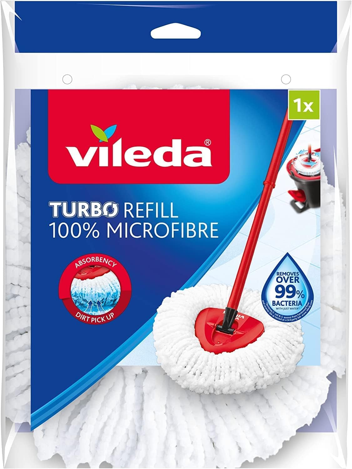 ViledaEasy Wring And Clean Spin Floor Mop Refill