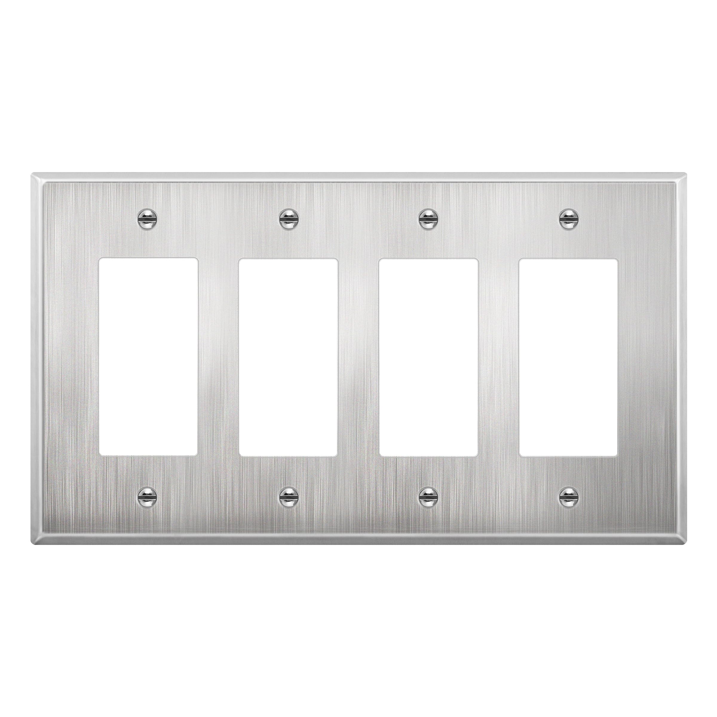 Placa de pared de acero inoxidable LIDER una cubierta de interruptor moderna y duradera