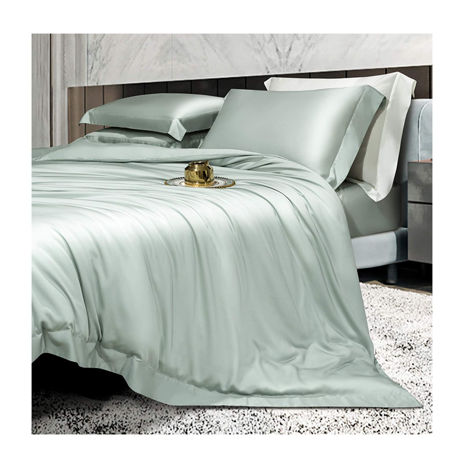 Housse de couette Tencel dâpoir de la peau parure hypoallergénique