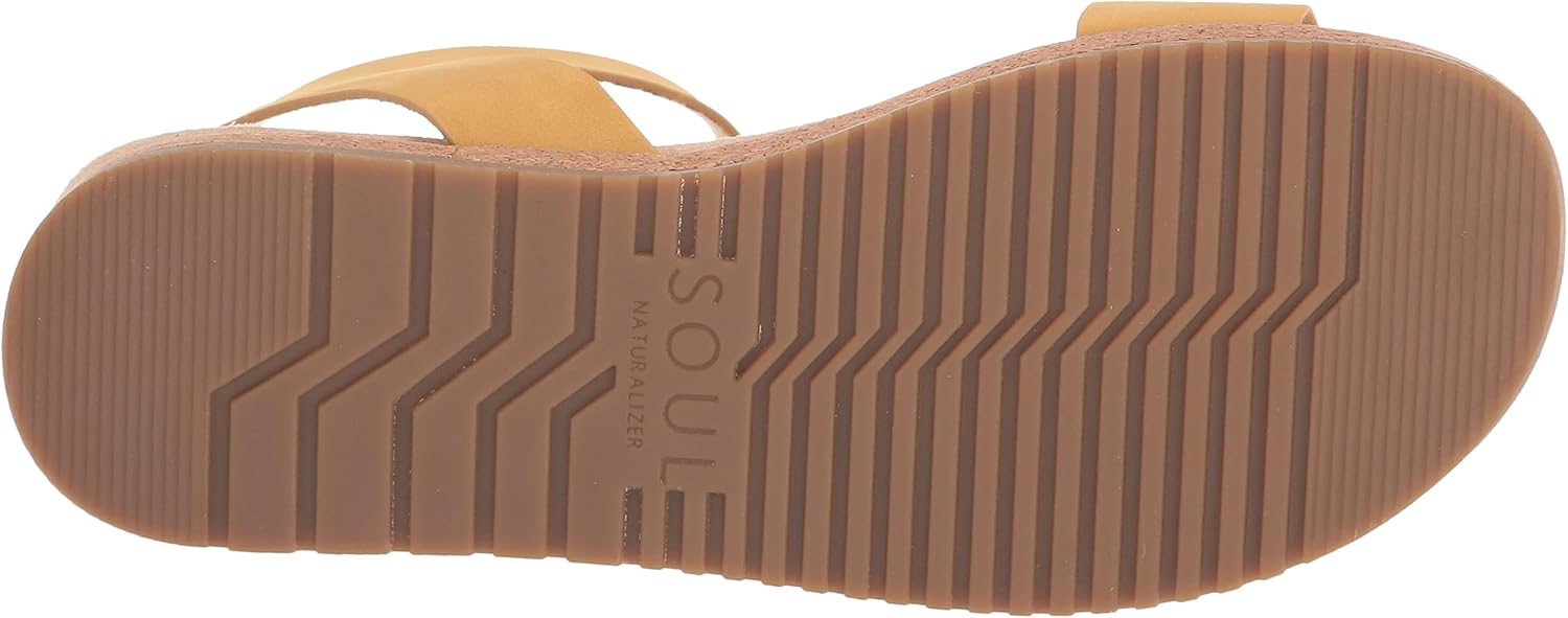 SOUL Naturalizer Women's Divina Sandal, Yellow, 6.5