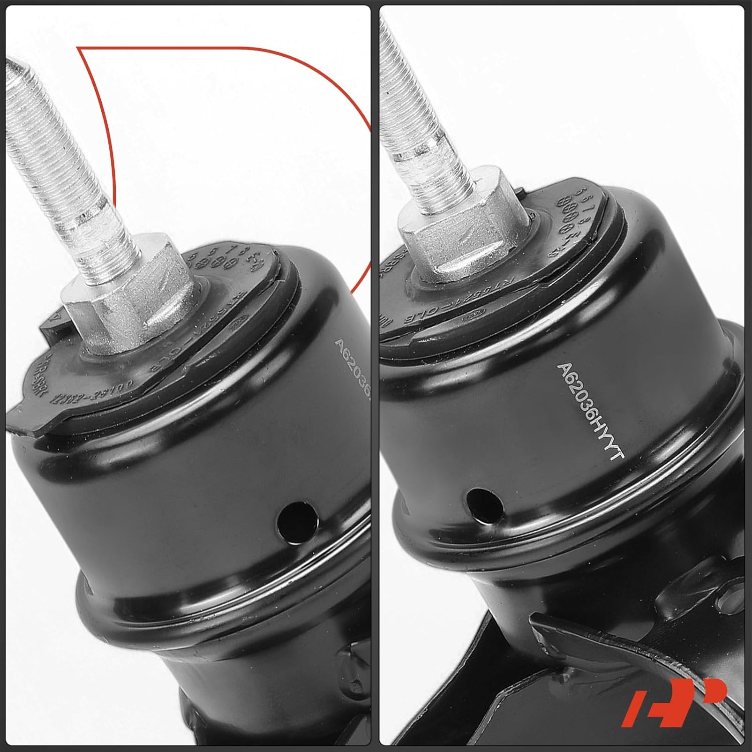 A-Premium Front Right Passenger Side Engine Motor Mount Compatible with Toyota Camry 2007-2011, Highlander 2008-2019, Sienna 2007-2020, Avalon 2005-2012, Venza 2009-2016 & Lexus RX450h, RX350, ES350