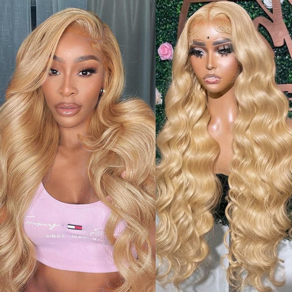 TAVIMART  -  33# Auburn Body Wave Lace Front Wig 13x4 Red Brown Colored Human Hair Wig Pre Plucked For Women Transparent Lace Frontal Wigs