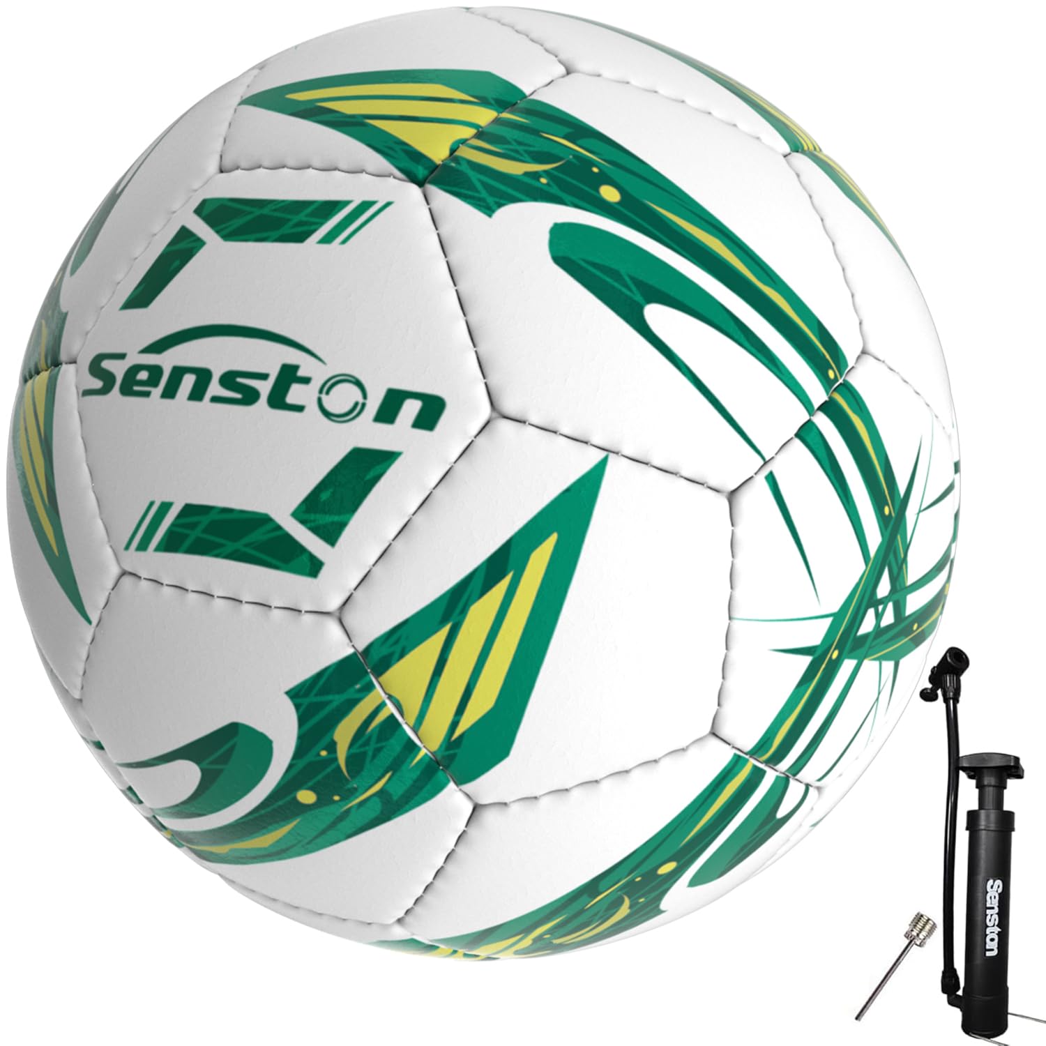 Senston Football Ball Size 5 Official Training Football Adults Soccer Ball Futsal