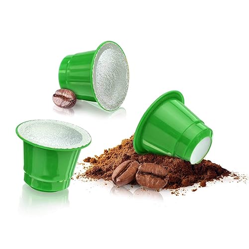 Vista 10 de Cápsulas de café Meseta compatibles con Nespresso. 100 cápsulas de café gourmet orgánico (certificado europeo) 100% café arábica expreso compatible