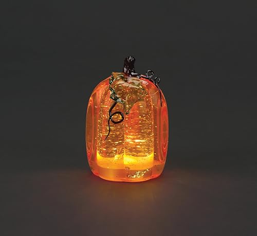Roman, Citrouille tourbillon lumineuse de 15,2 cm, décoration d'intérieur, décor