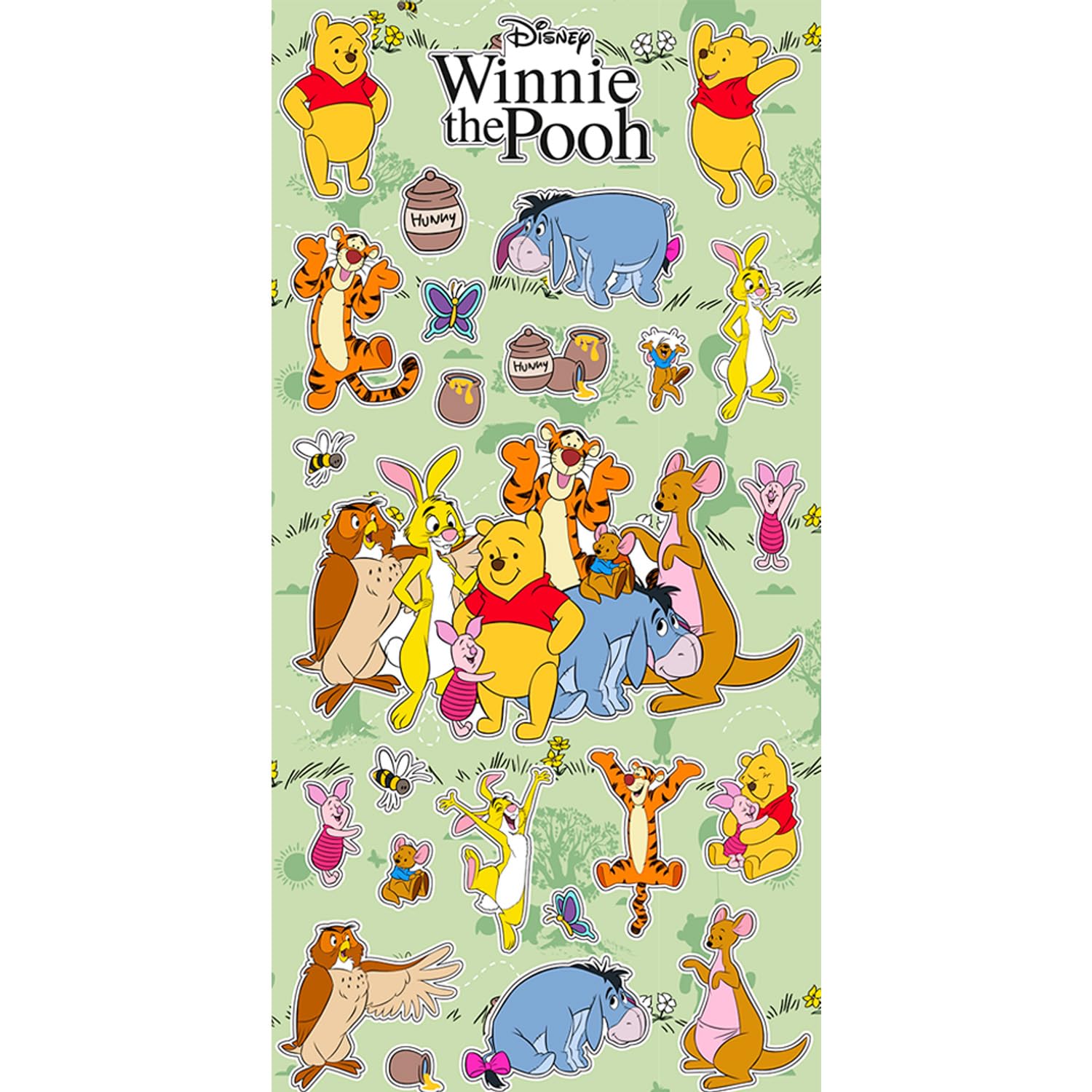 Kit all'uncinetto per principianti, motivo: Winnie The Pooh, con motivi all'uncinetto, filati, adesivi, altro ancora, kit Disney Craft per bambini