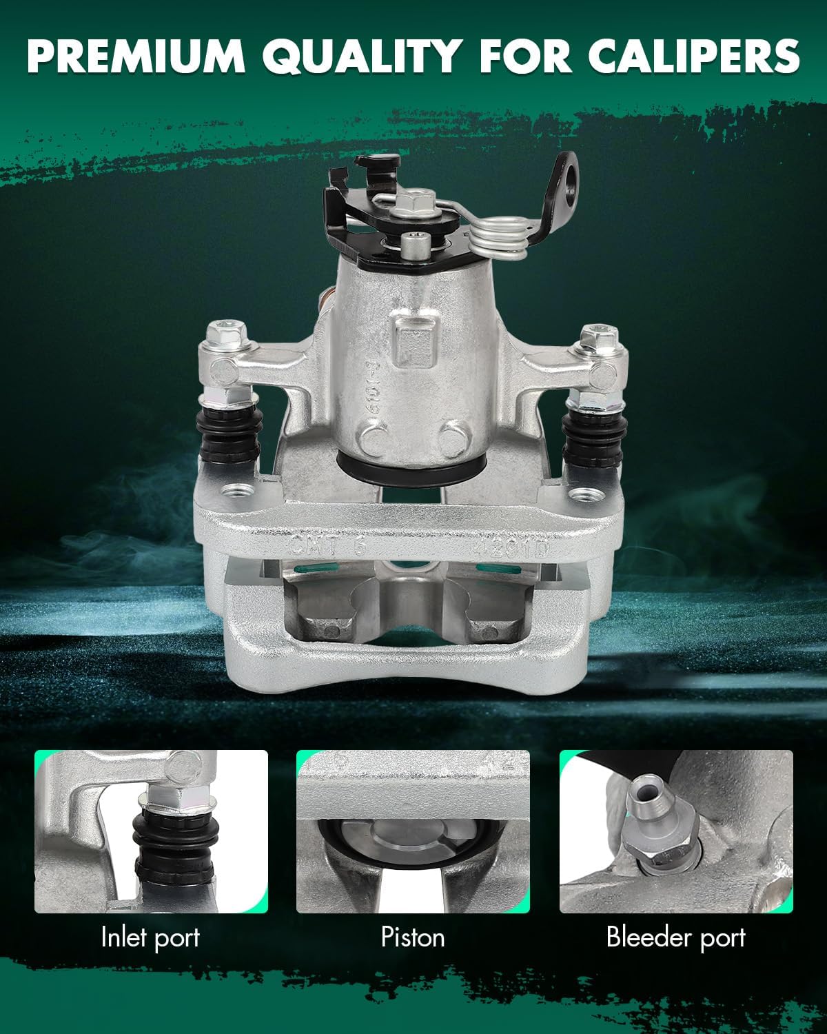 SCITOO 18B5505 Rear Left Disc Brake Caliper Assembly w/Bracket For Chevrolet For Malibu 2014-2015,For Chevrolet For Malibu Limited 2016