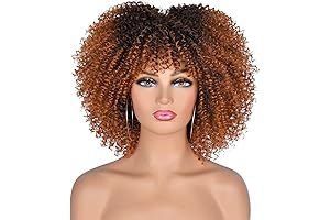 ANNISOUL Short Curly Afro Wig for Black Women: Embrace Your Confidence with...