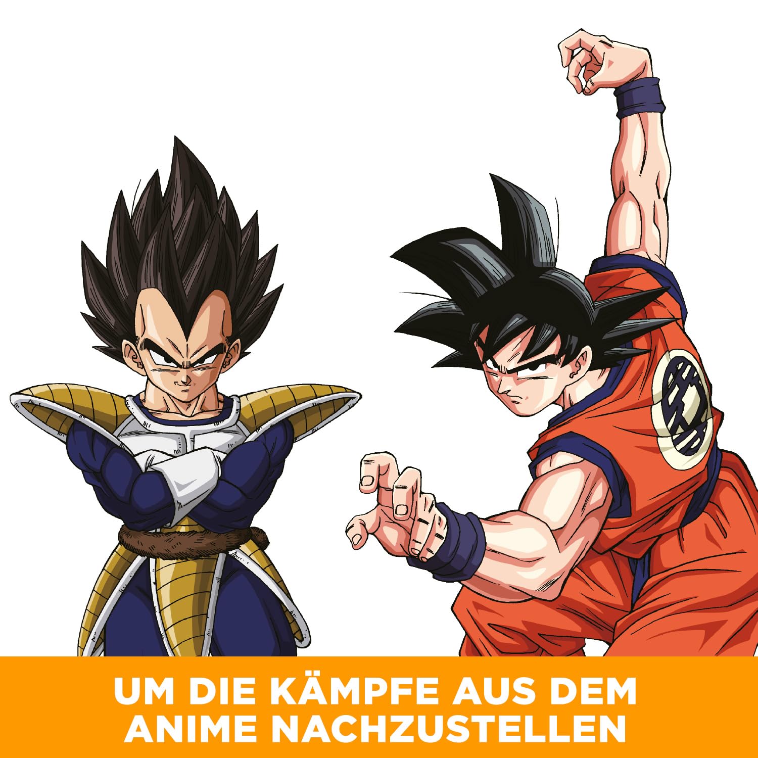 BANDAI – Dragon Ball Super – Dragon Stars Figuren 17 cm – Battle Pack – Vegeta vs Goku – Offizielle Dragon Ball Lizenz – 2er Figuren-Sammelpack – Spielzeug für Kinder ab 4 Jahren – 37294