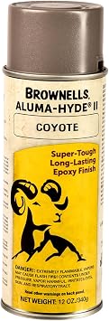 Brownells Aluma-Hyde II Epoxy Based Firearm Finish Spray Coating Protection Paint, Aerosol Can, 12 oz. (340g) Coyote