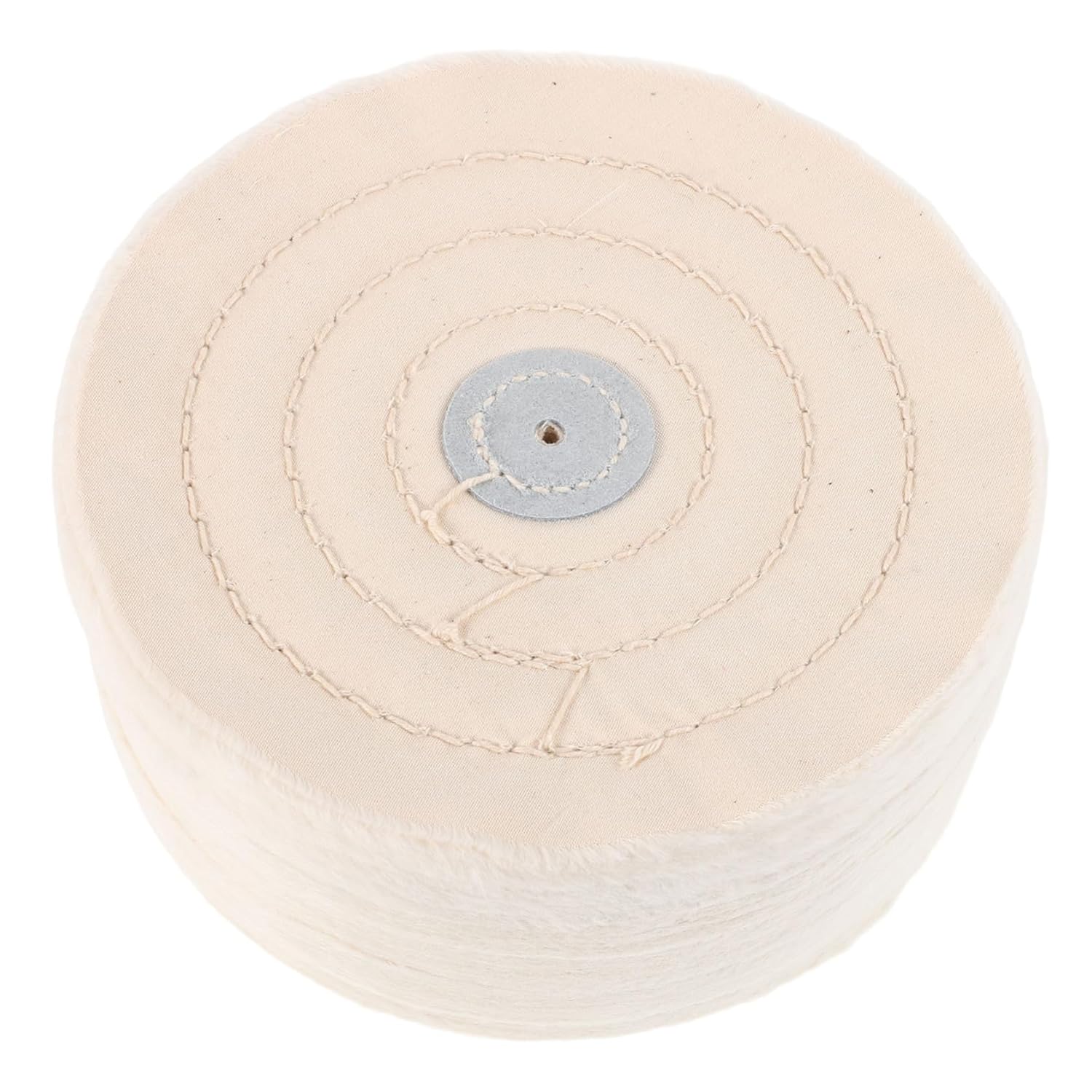 Angoily 5pcs Cotton Buffing Wheels Set for Drill Polishing and Buffing Tools for Metal Mirror Finish and Wood Carving Cotton Grinding Head for Household and Professional Use