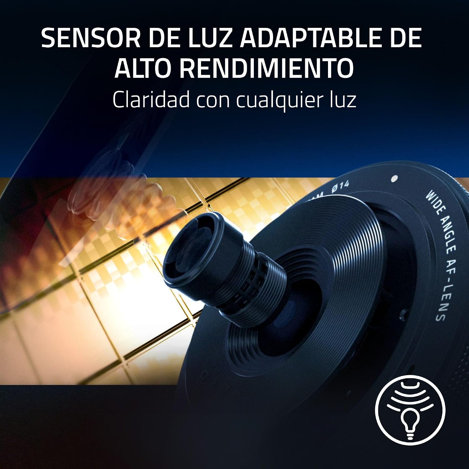 Razer Kiyo Pro – Cámara de transmisión USB con sensor de luz de alto rendimiento y soporte (cámara web, video Full HD 1080p, 60 FPS, HDR, lente gran angular, software de transmisión abierta) Negro 4