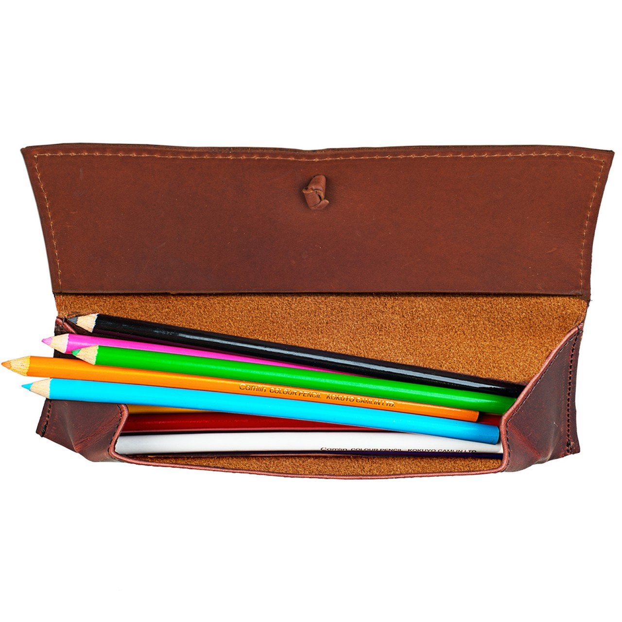 STILORD 'David' Leather Pencil case/Pouch/Pen Case/for School University and Office - Image 4