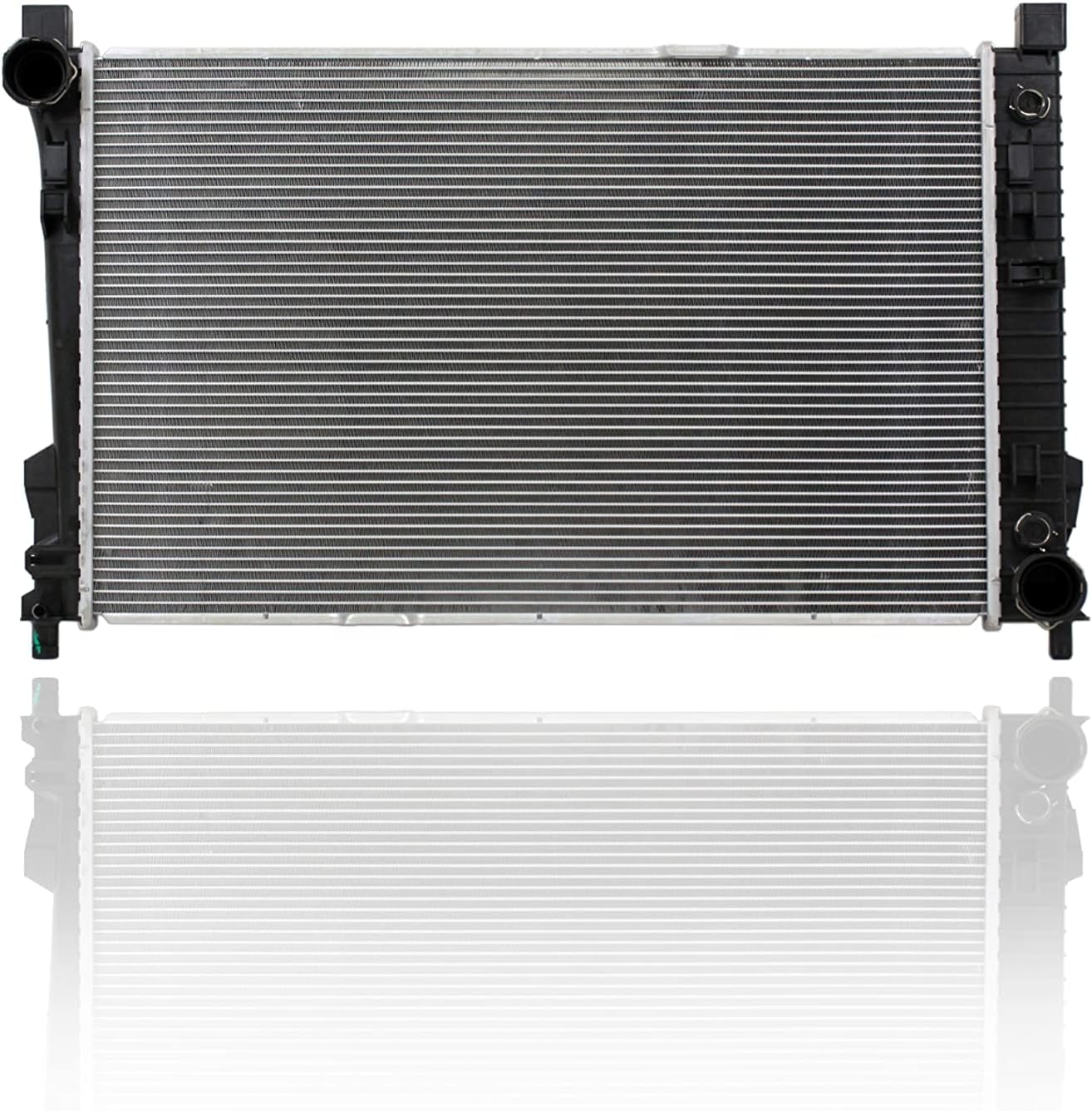 Radiator - Pacific Best Inc. Compatible/Replacement for 2337 01-07 Mercedes-Benz C-Class - Plastic Tank, Aluminum Core, 1-Row
