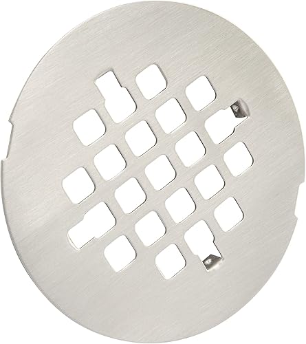 Vista 22 de Artiwell Cubierta de drenaje de ducha de 4-1/4 pulgadas de diámetro exterior, rejilla redonda para desagüe de ducha, cubierta de repuesto, diseñada
