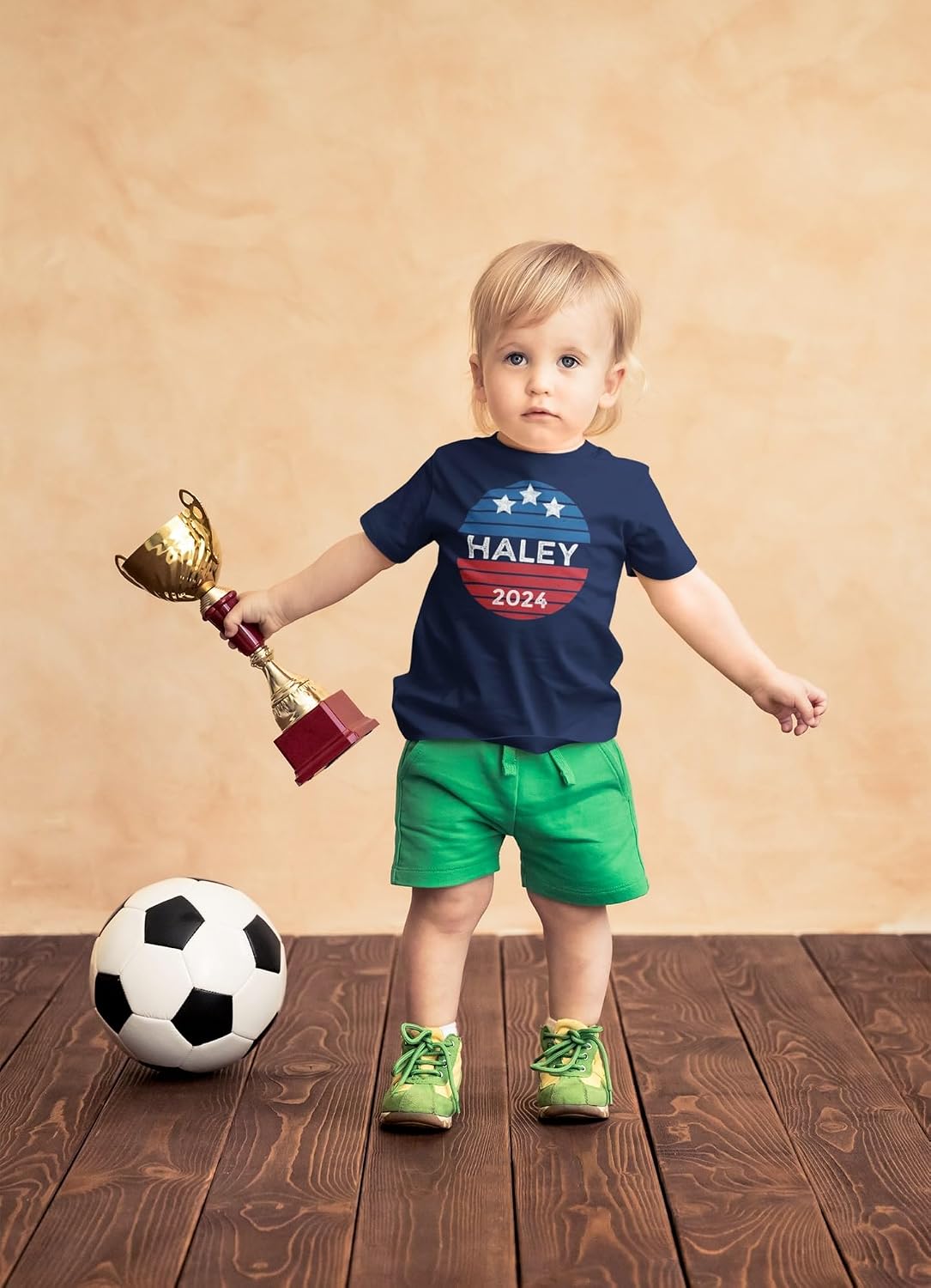 Election 2024 Nikki Haley Patriotic Vintage Sunset 2024 Toddler T Shirt