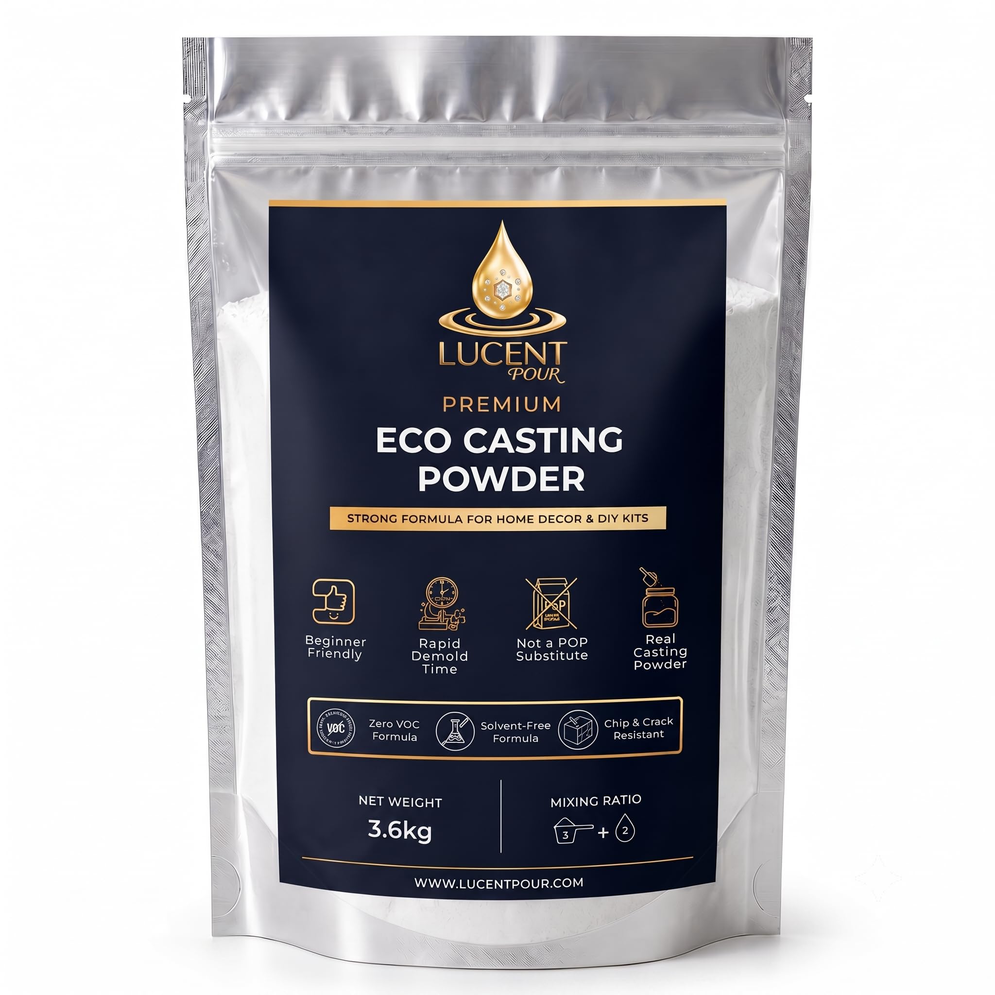 Premium Eco-Resin Casting Powder - Smooth Finish -10