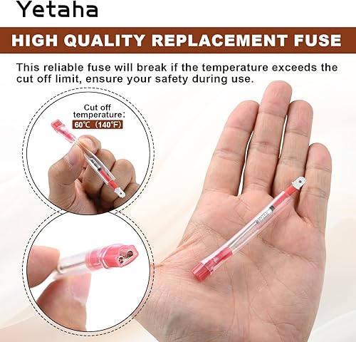 Miniatura 10 de Yetaha Paquete de 10 piezas de repuesto para calentador de agua para autocaravana Atwood 93866, piezas de fusible térmico para calentadores de agua