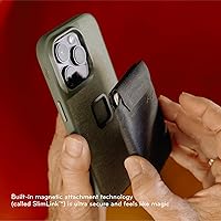 Vista 7 de Peak Design Cartera delgada móvil, perfil delgado, tela de nailon resistente a la intemperie, se conecta a fundas móviles, compatible con MagSafe