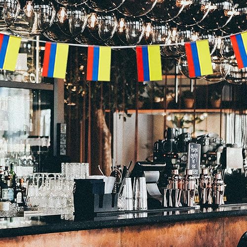 Miniatura 123 de Bandera de Argentina pequeña mini bandera argentina decoración para desfiles, fiestas, aulas, jardines y festivales (Argentina)