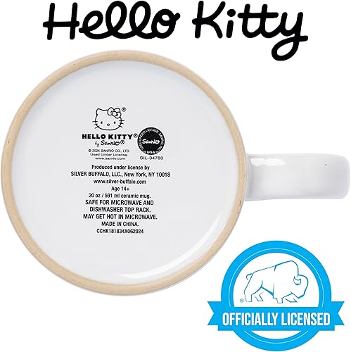 Miniatura 19 de Silver Buffalo Sanrio Hello Kitty and Friends Kuromi Poses - Taza de cerámica, 20 onzas
