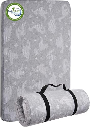 Lilian&Gema Pack and Play Colchón de 38 x 26 x 1.5 pulgadas, colchón portátil para corral, colchón Pack N Play, colchón suave y transpirable con