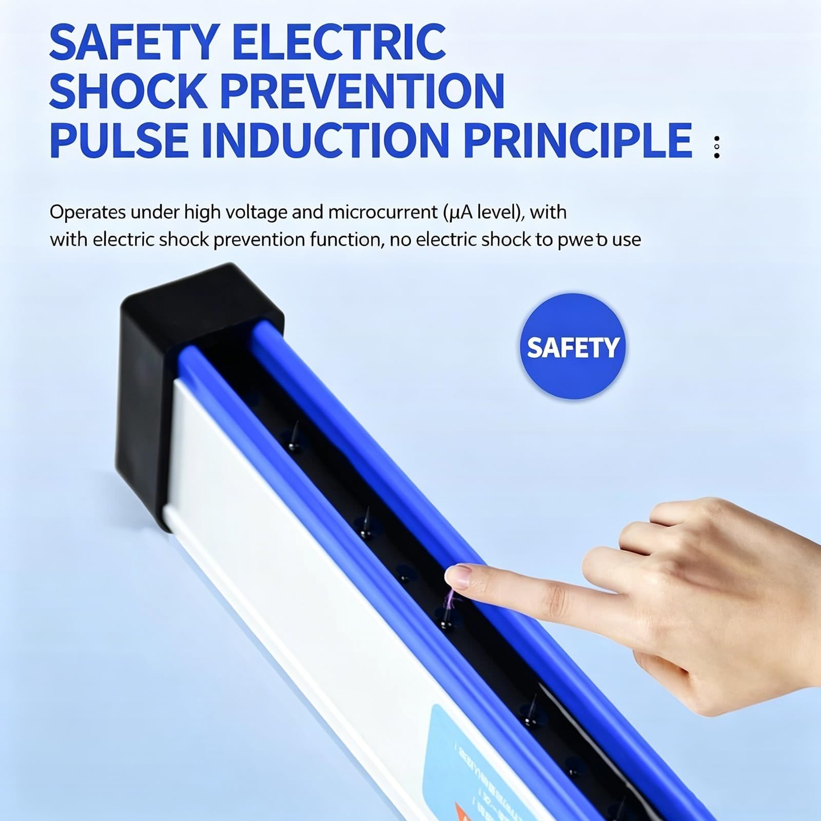Barra de aire ionizante, eliminador de electricidad estática | Carcasa de aleación de aluminio; para impresión electrónica; neutraliza carga estática, utiliza con compresor de aire(80cm)