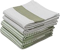 Vista 1 de MyPillow Paquete de 4 paños de cocina, color verde