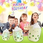 Light Up Matcha Tea Plush Pillow 10'' Kawaii Stuffed Bubble Stuffed Animal Toy with LED Lights Birthday Christmas Holiday Valentines Gifts for Kids,Girls,Boys
