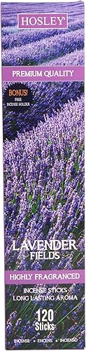 Miniatura 6 de Hosley Paquete de 120 varillas de incienso con fragancia de cereza negra. Regalo ideal para bodas, eventos, aromaterapia, spa, reiki, meditación,