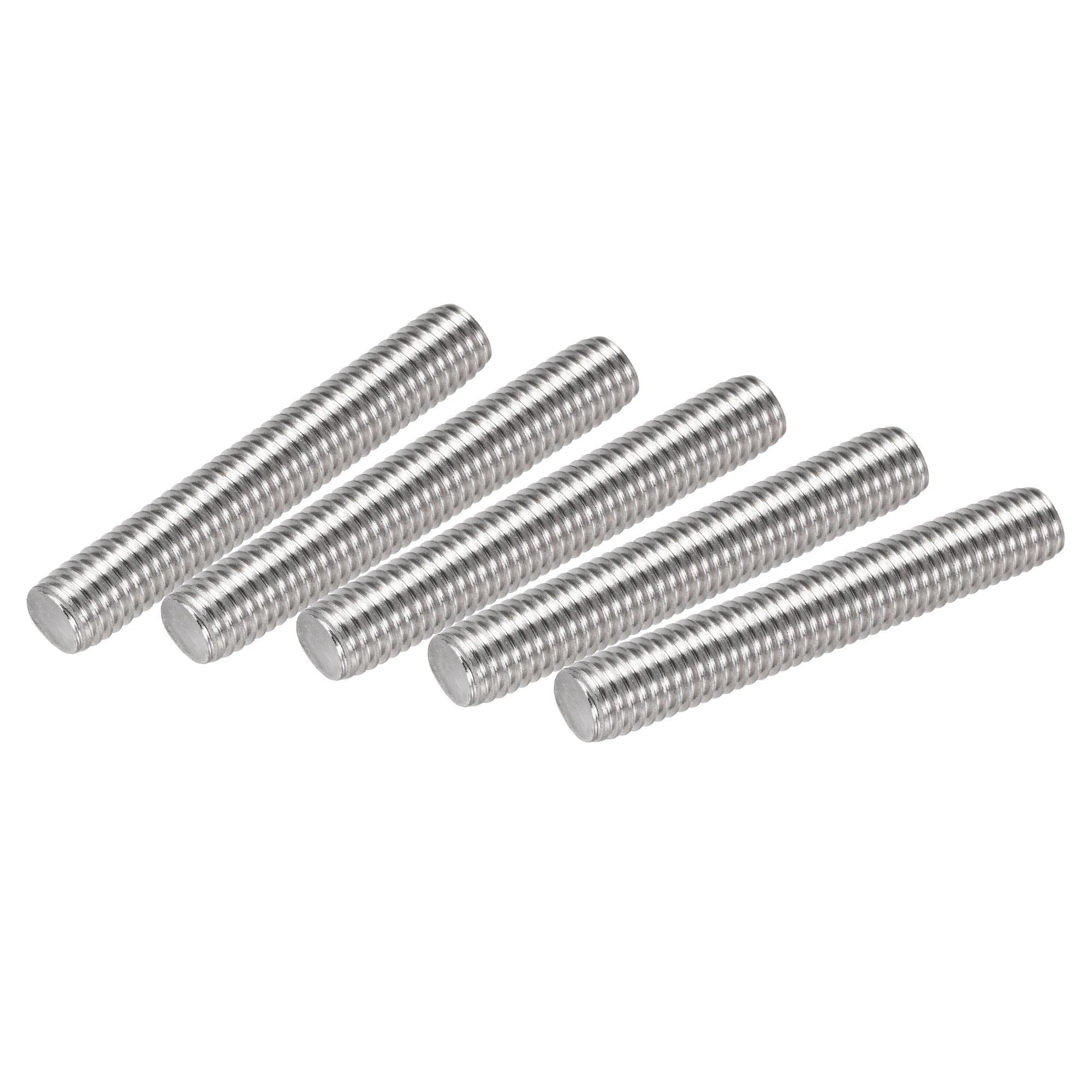 SOURCING MAP Tige Filetée M6x90mm Acier Inoxydable 304 Tiges