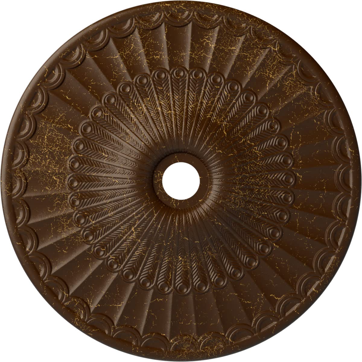 Médaillon de plafond Galveston pour cacher les défauts de pose