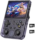 RG353V Retro Handheld Game Console , Dual OS Android 11 and Linux System Support 5G WiFi 4.2 Bluetooth Moonlight Streaming TV Output Built-in 64G SD Card 4452 Games (RG353V-Purple)