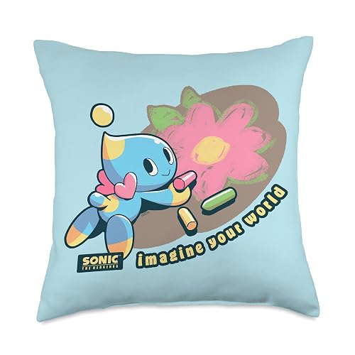 Sonic the Hedgehog Chao Earth Day Imagine Your World Throw Pillow - 18x18