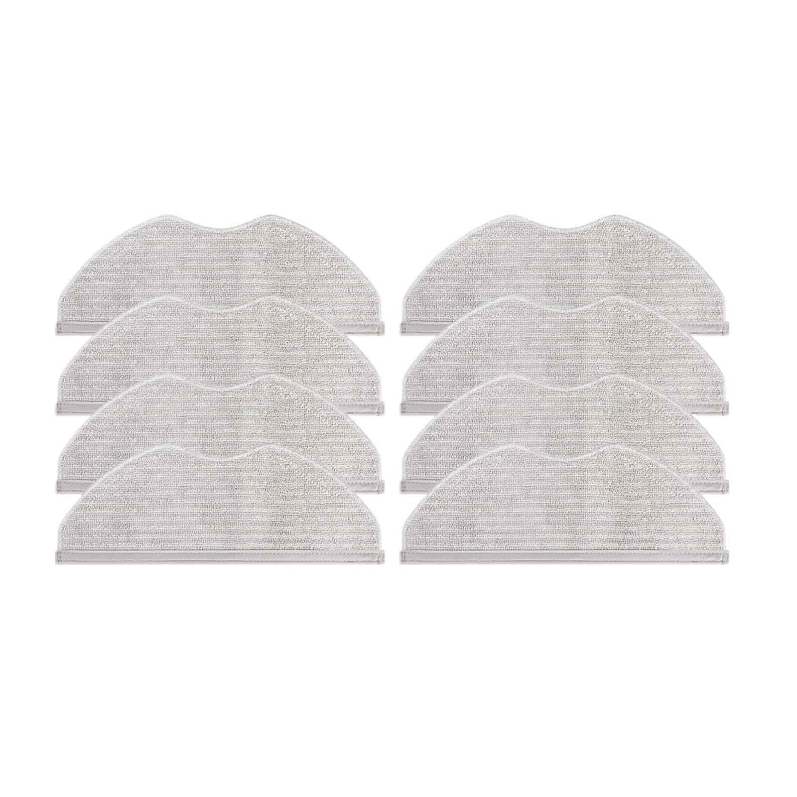 LMRXOFE Mop Rags,Compatible For Xiaomi,Robot Vacuum H40 S40 S40C OV81 OV51 E101 Cloth Mop Attachments Vacuum Cleaner Acssories Spare Parts(8 pcs)