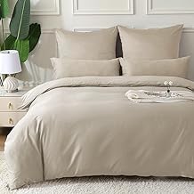 MILDLY Satin Bed Linen 220 x 240 cm Cotton, 100% Long Staple Cotton Silky Luxury Bedding, Oeko-Tex Certified & Suitable for Allergy Sufferers, 1 Duvet Cover 220 x 240 cm and 2 Pillowcases 80 x 80 cm,