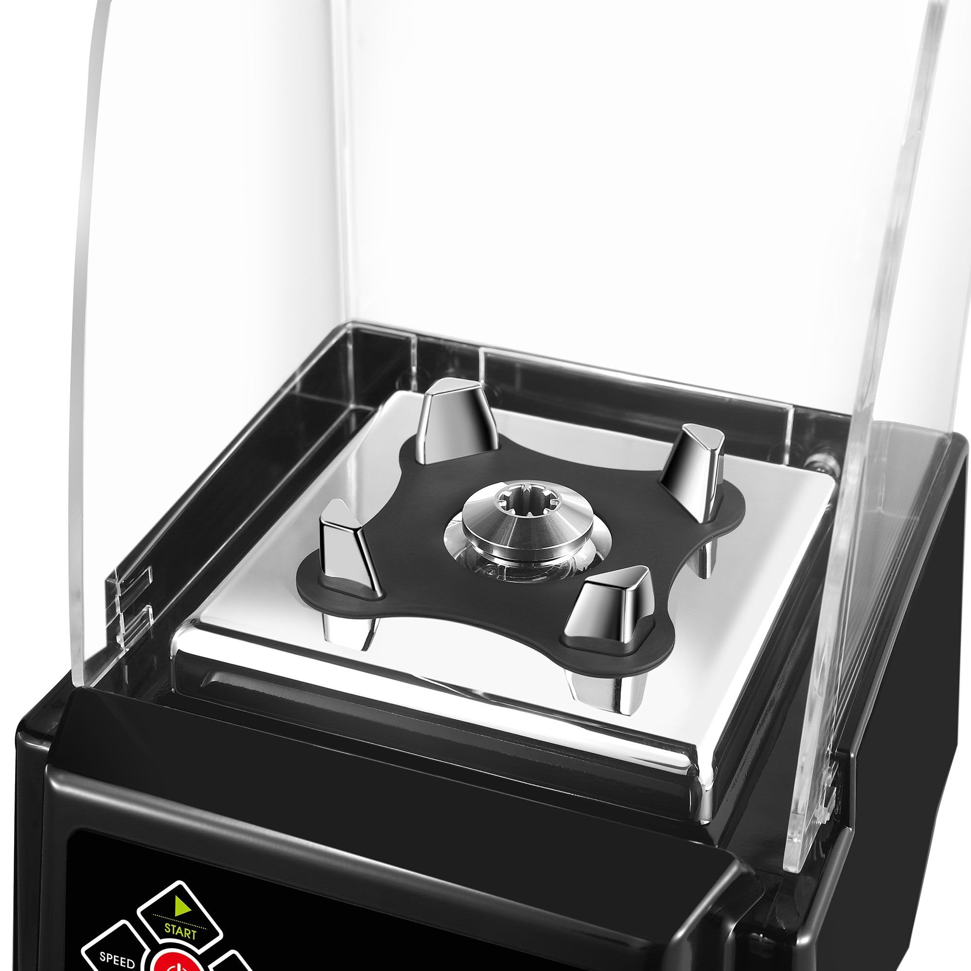GGM Gastro | BMK2-1500N | Miscelatore con coperchio fonoassorbente - 2 litri - 1kW - silenzioso