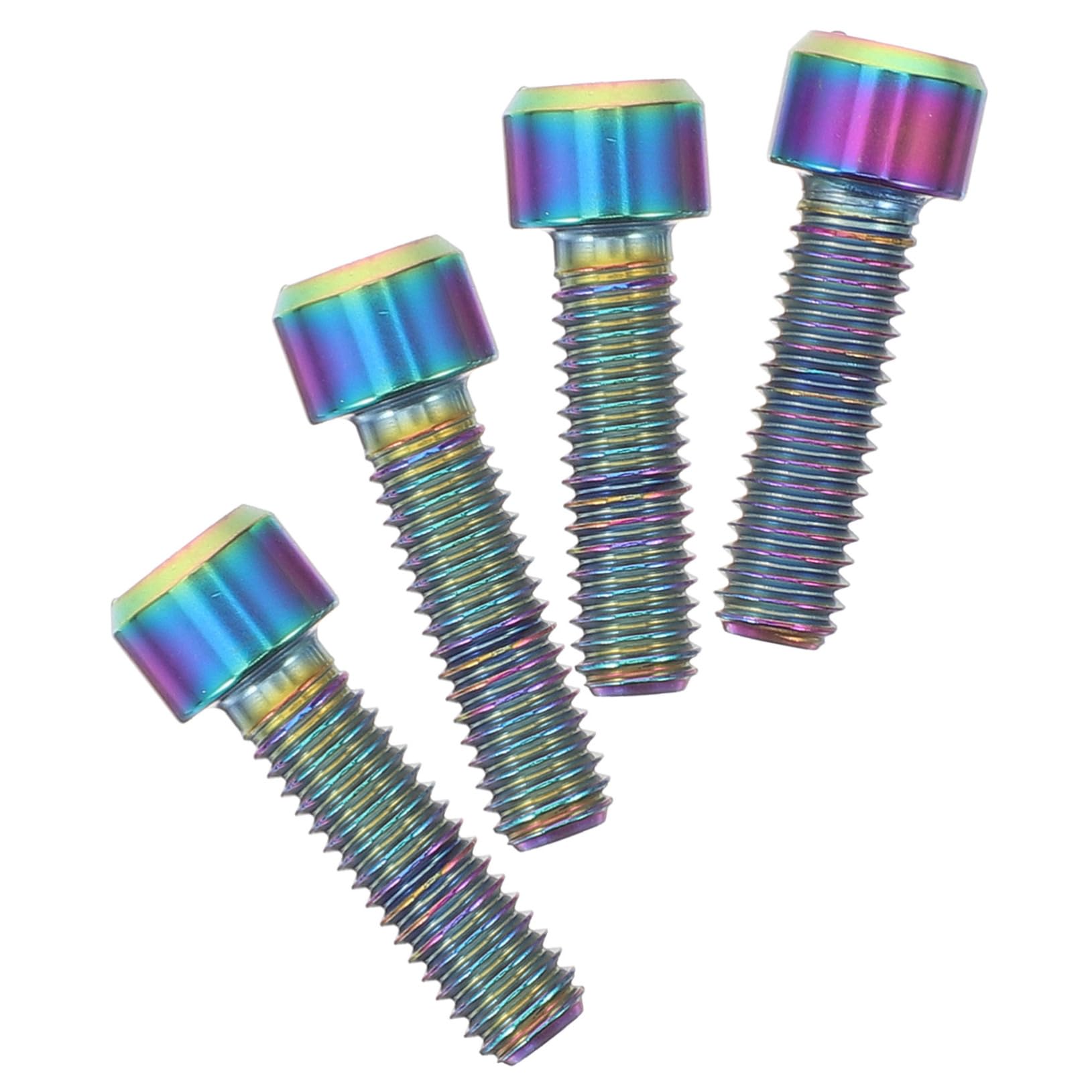 BESPORTBLE Titanium Alloy Disc Brake Bolts Sturdy Bike Caliper Screws M6x20 for Mountain Bikes