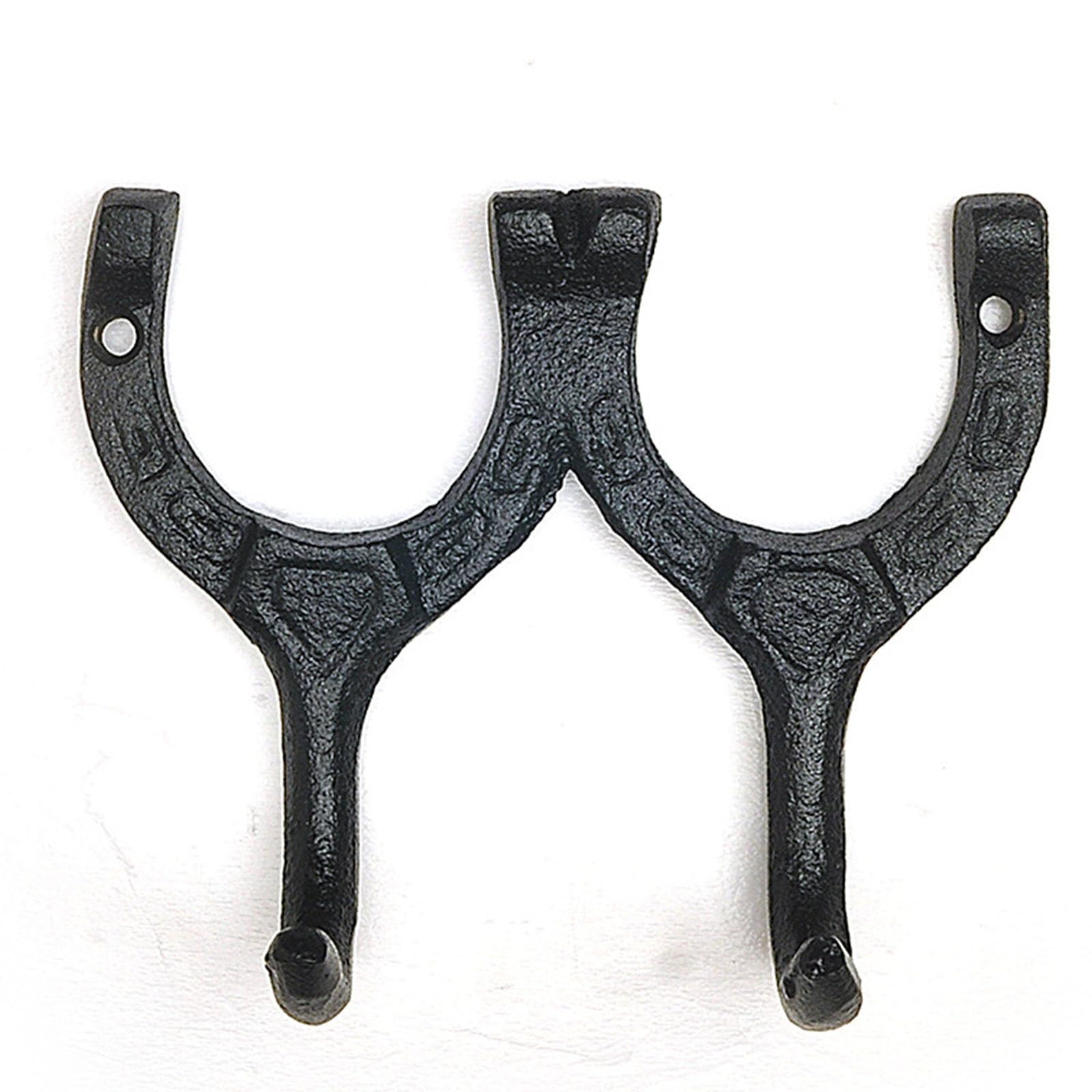 Ylfkwlhrw Noir Cast Iron Coat Hooks Vintage Cast Iron Creative Garden Decorative Wall Hook For Coats Keys Bags
