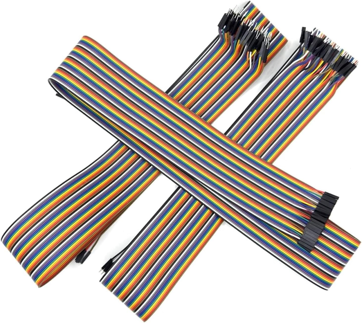 40-120PCS Jumper Wire Line Cable Connection Male to Male+Female to Female and Male to Female(10cm Female-Male)