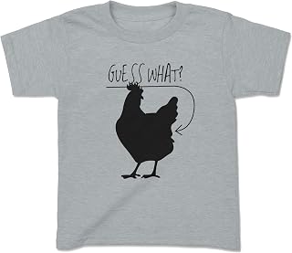 Brain Juice Tees Guess What Chicken Butt Unisex Toddler Shirt